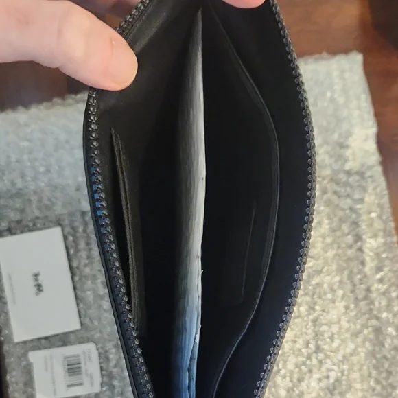 Coach Men's Large Pouch with Cube Print - Picture 7 of 7